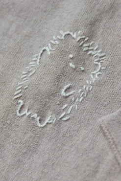 Combinaison longue Moka broderie hérisson