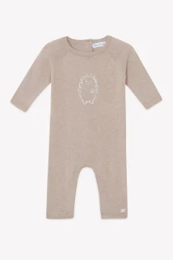 Combinaison longue Moka broderie hérisson