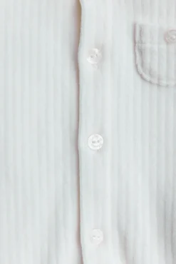 Combinaison longue Ecru velours