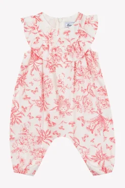 Combinaison longue Praline inspiration Toile de Jouy