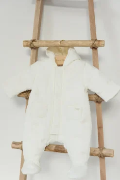 Combinaison Pilote Ecru matelassé