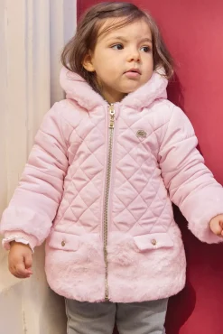 Doudoune Rose pale réversible