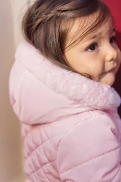 Doudoune Rose pale réversible