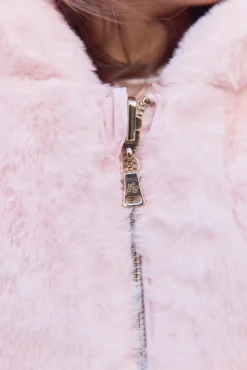 Doudoune Rose pale réversible