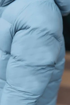 Doudoune Bleu grisé réversible