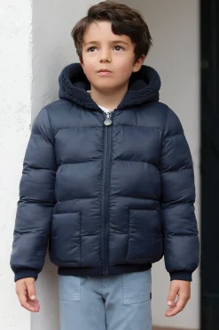 Doudoune Marine réversible