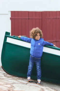 Doudoune Bleu électrique sans manches