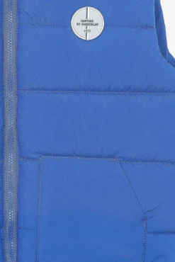 Doudoune Bleu électrique sans manches