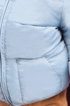 Doudoune Bleu grisé réversible