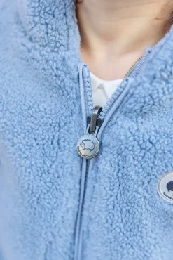 Doudoune Bleu grisé réversible