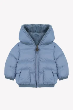 Doudoune Bleu grisé réversible