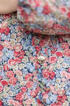 Doudoune Tissu liberty