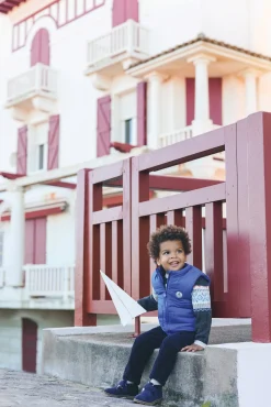 Doudoune Bleu électrique sans manches