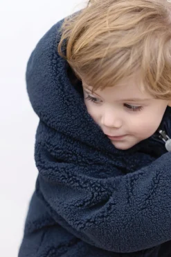 Doudoune Marine réversible