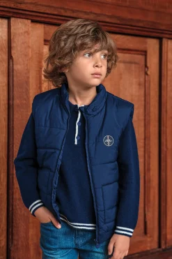 Doudoune Marine sans manches