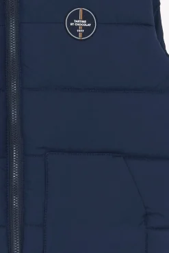 Doudoune Marine sans manches