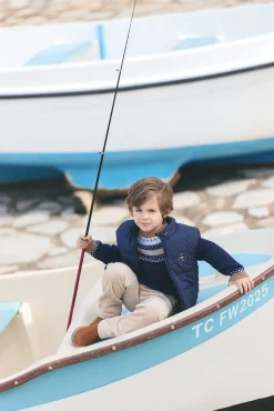 Doudoune Marine sans manches