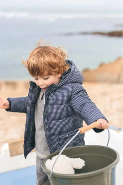 Doudoune Marine vichy