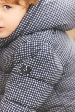 Doudoune Marine vichy