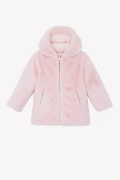 Doudoune Rose poudré réversible