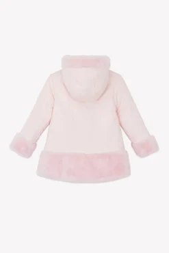 Doudoune Rose poudré réversible