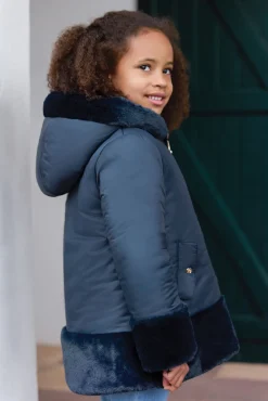 Doudoune Marine réversible