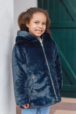 Doudoune Marine réversible