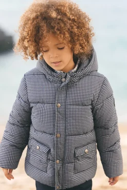 Doudoune Marine vichy