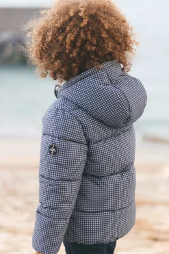 Doudoune Marine vichy