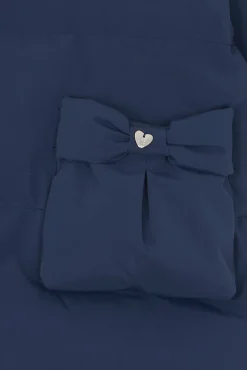 Doudoune longue Marine