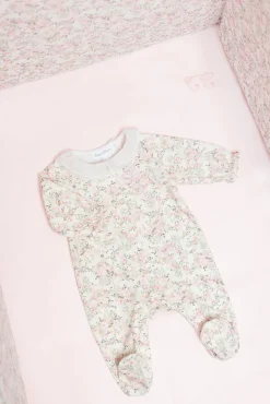 Drap housse Rose pâle jardin hivernal