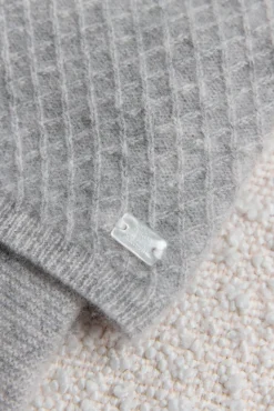 Ensemble Gris clair 100% cachemire
