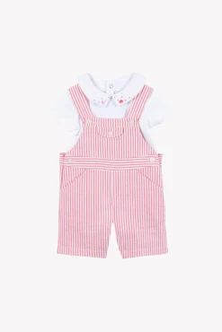 Ensemble court Praline rayures