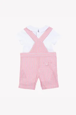 Ensemble court Praline rayures