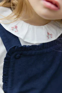 Ensemble court Myosotis velours