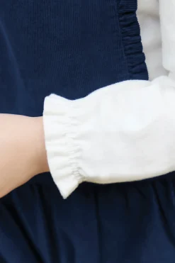 Ensemble court Myosotis velours