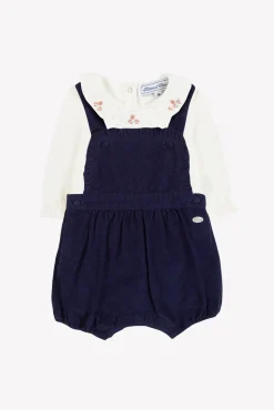 Ensemble court Myosotis velours