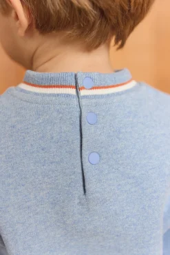 Ensemble jogging Bleu grisé robot