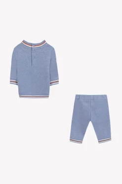 Ensemble jogging Bleu grisé robot