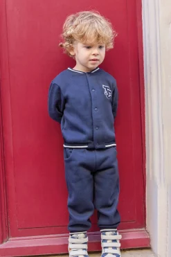 Ensemble jogging Marine