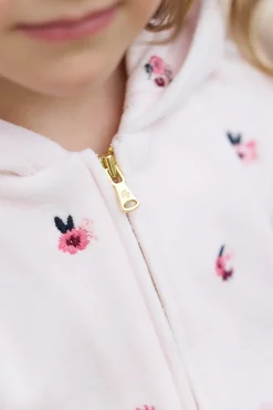 Ensemble jogging Rose pâle velours