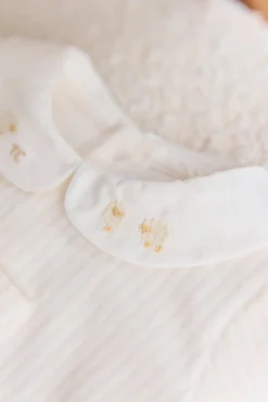 Ensemble long Ecru velours