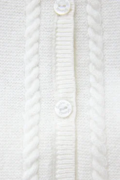 Ensemble long Ecru torsades