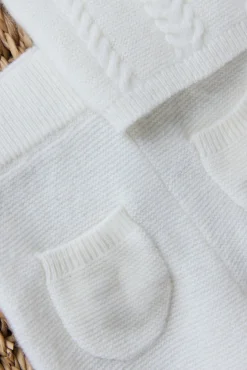 Ensemble long Ecru torsades