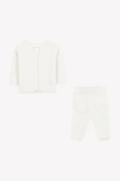 Ensemble long Ecru torsades