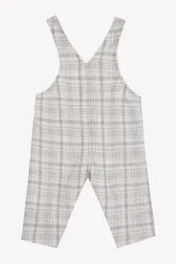 Ensemble long Greige chiné carreaux