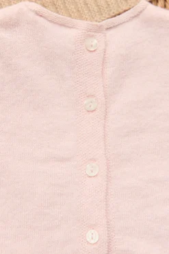 Ensemble long Rose pâle broderies