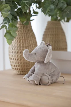Ferdinand l'éléphant 25 cm taupe