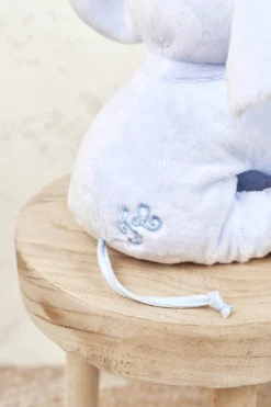 Ferdinand l'éléphant 25 cm bleu ciel