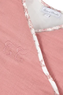 Gigoteuse T2 Imprimé inspiration Toile de Jouy rose